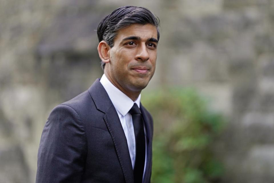 Chancellor of the Exchequer Rishi Sunak (Stefan Rousseau/PA) (PA Wire)