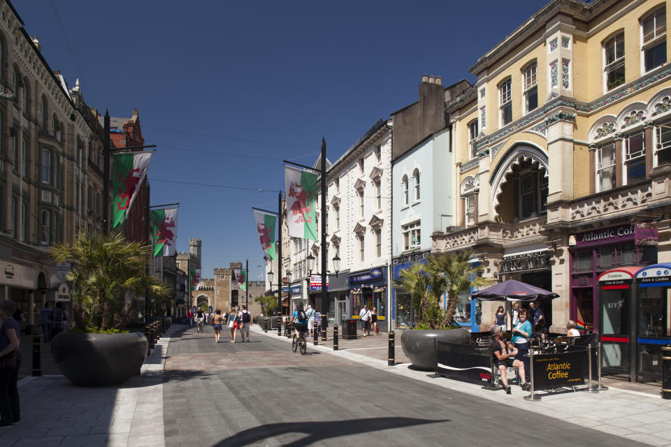 Cardiff's High Street (Heol Fawr)