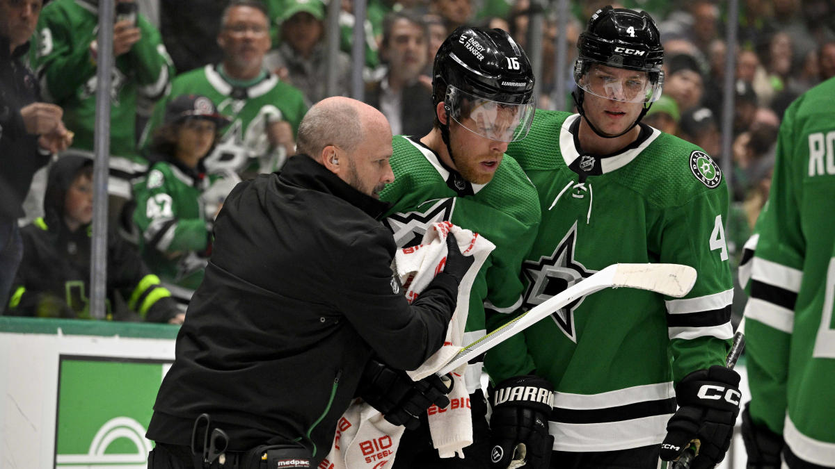 Dallas Stars night at the Texas Rangers game was a huge success