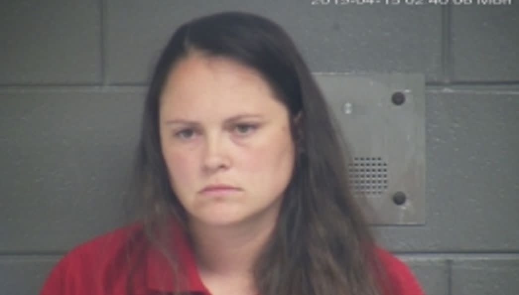 Brooke Ellen West reportedly admitted having four vodka shots before class. (Photo: Scott County Detention Center)