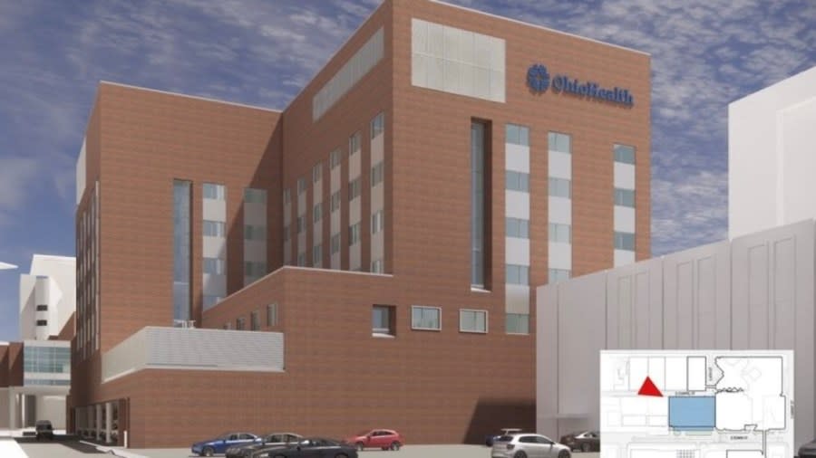 A rendering of the new Grant Medical Center expansion. (Courtesy Photo/CannonDesign)