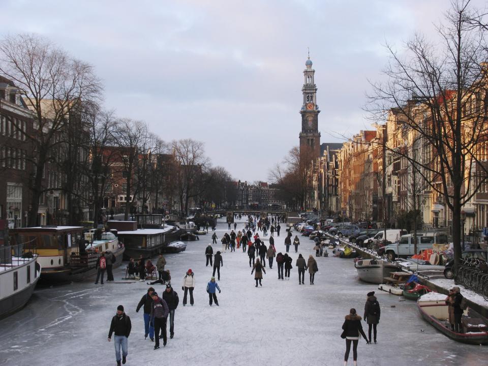 Katie Couric is being mocked for saying the Netherlands dominates speed skating because it's 'an important mode of transportation' in Amsterdam