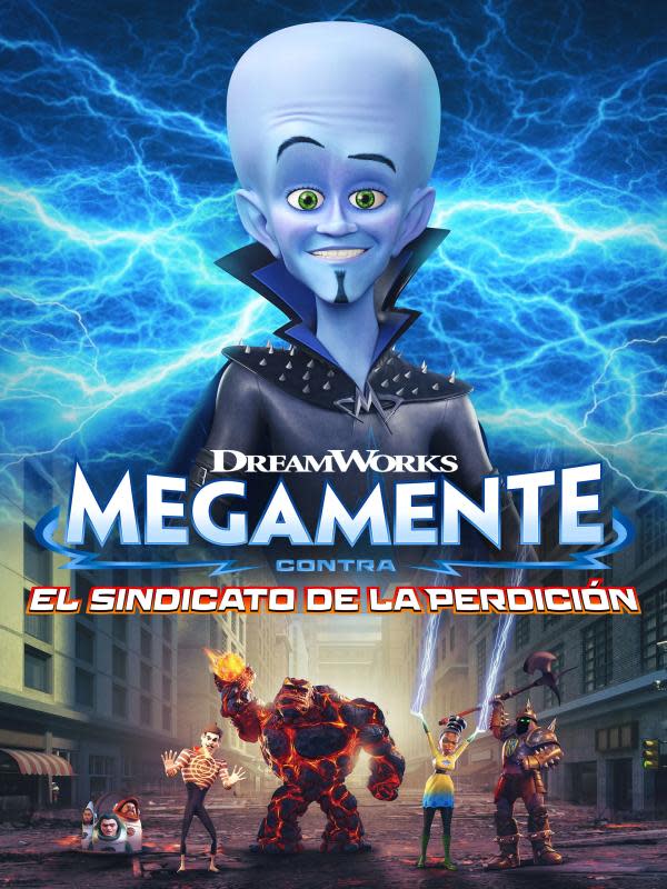 Poster oficial de 'Megamente Contra El Sindicato De La Perdición'