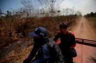 The Wider Image: Indonesia's firefighters on frontline of Borneo's forest blazes