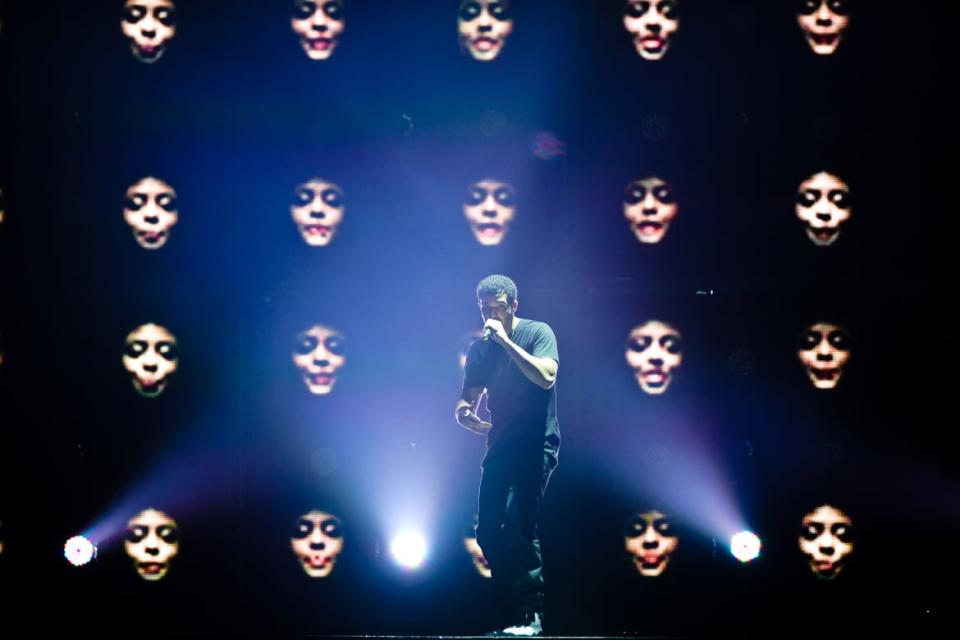 <div class="inline-image__caption"><p>Drake headlines the Club Paradise Tour in 2012.</p></div> <div class="inline-image__credit">Kyle Gustafson/For The Washington Post via Getty</div>