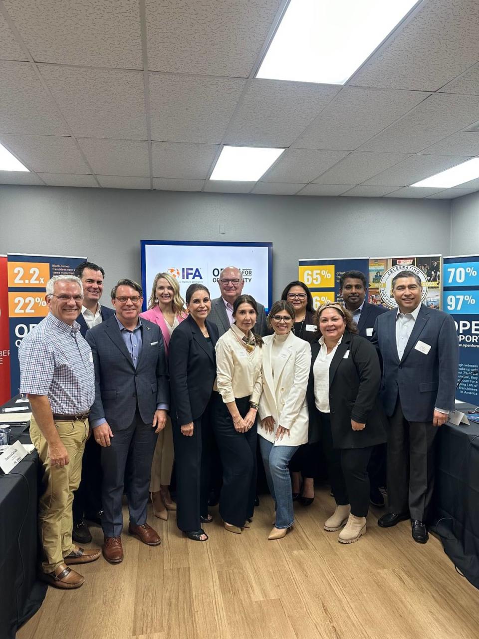 International Franchise Assocation, a Washington, D.C.-based advocacy organization, hosted a roundtable discussion with Fort Worth leaders on April 11, 2023.