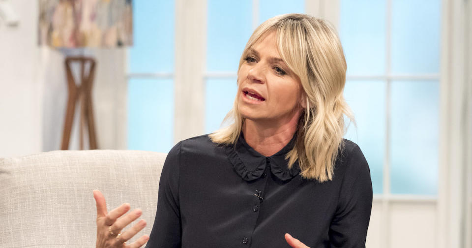 Zoe Ball has responded to fans about how she is coping with grief following the loss of her boyfriend (Photo: Ken McKay/ITV/REX/Shutterstock)