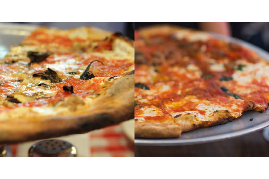 Pizza, Grimaldi's vs. Juliana's, New York City