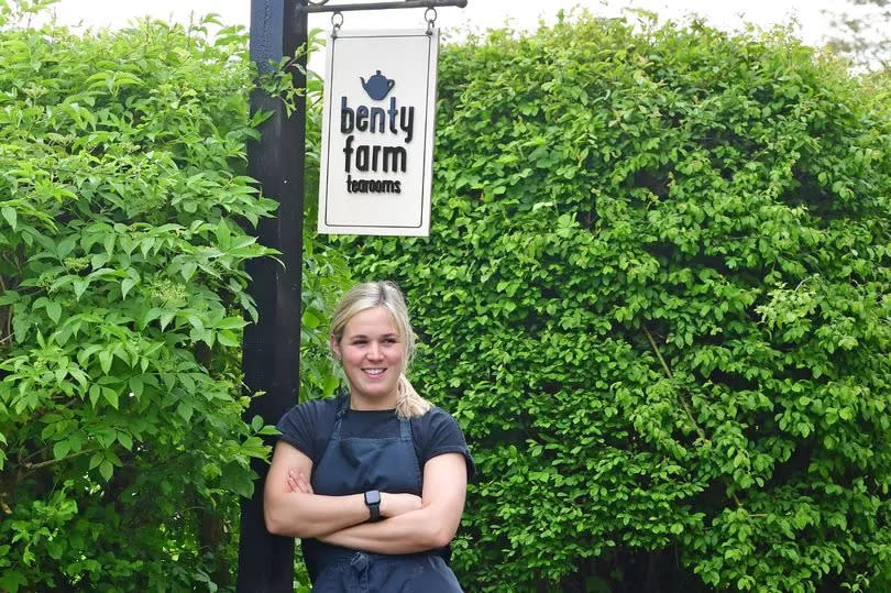 Charlotte Reed at Benty Farm Tearooms