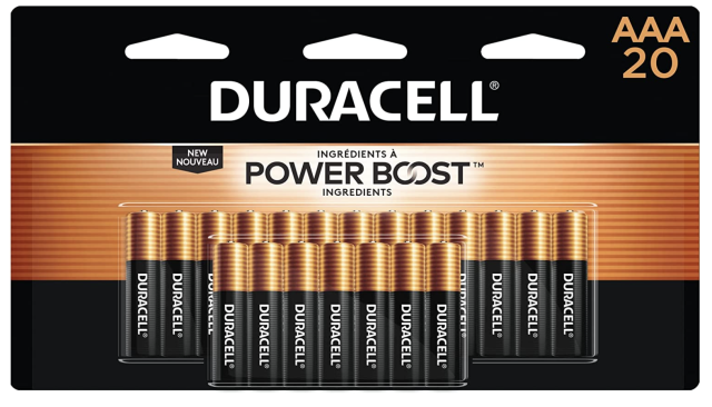 Duracell AAA Alkaline Batteries (Photo via Amazon)