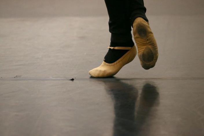FILE PHOTO: Ballet dancer Sergei Polunin rehearses at the Royal Opera House for the Project Polunin show in London