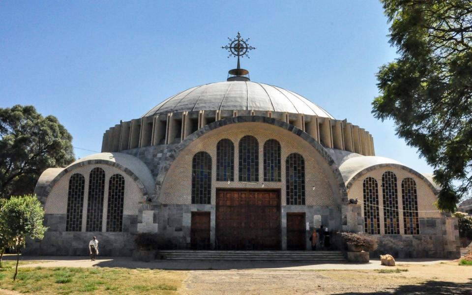 The Church of St. Mary of Zion in Axum, in the Tigray region of Ethiopia - AP