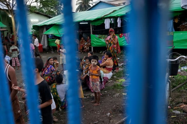 Thousands of Hindus have been displaced by ethnic and religious violence that has torn through Myanmar's Rakhine state since August 25, with many blaming Rohingya Muslims for forcing them to flee