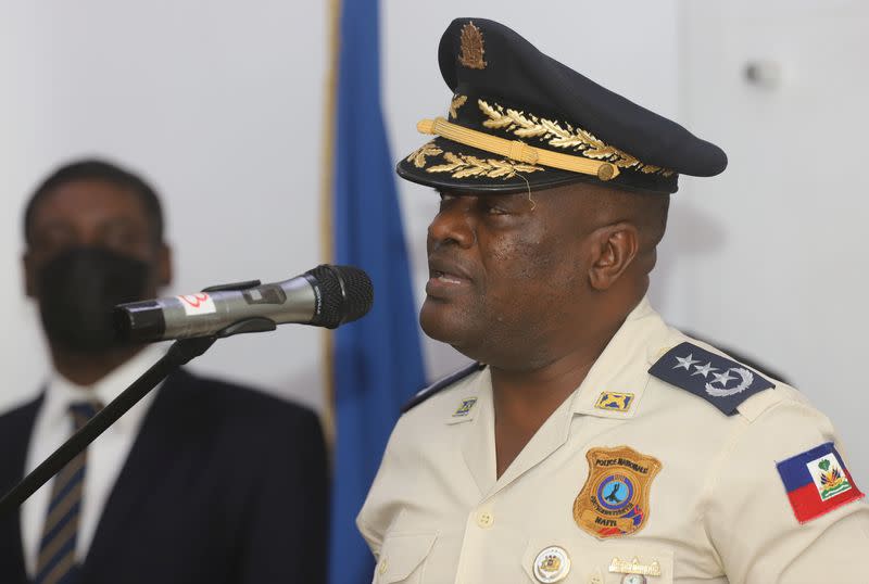 Installation of new Chief of the Haitian National Police, in Port-au-Prince