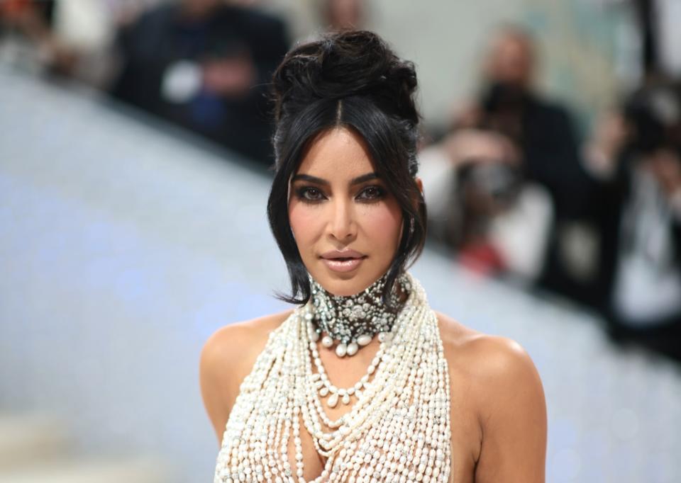 NEW YORK, NEW YORK – MAY 01: Kim Kardashian attends The 2023 Met Gala Celebrating “Karl Lagerfeld: A Line Of Beauty” at The Metropolitan Museum of Art on May 01, 2023 in New York City. (Photo by Dimitrios Kambouris/Getty Images for The Met Museum/Vogue )