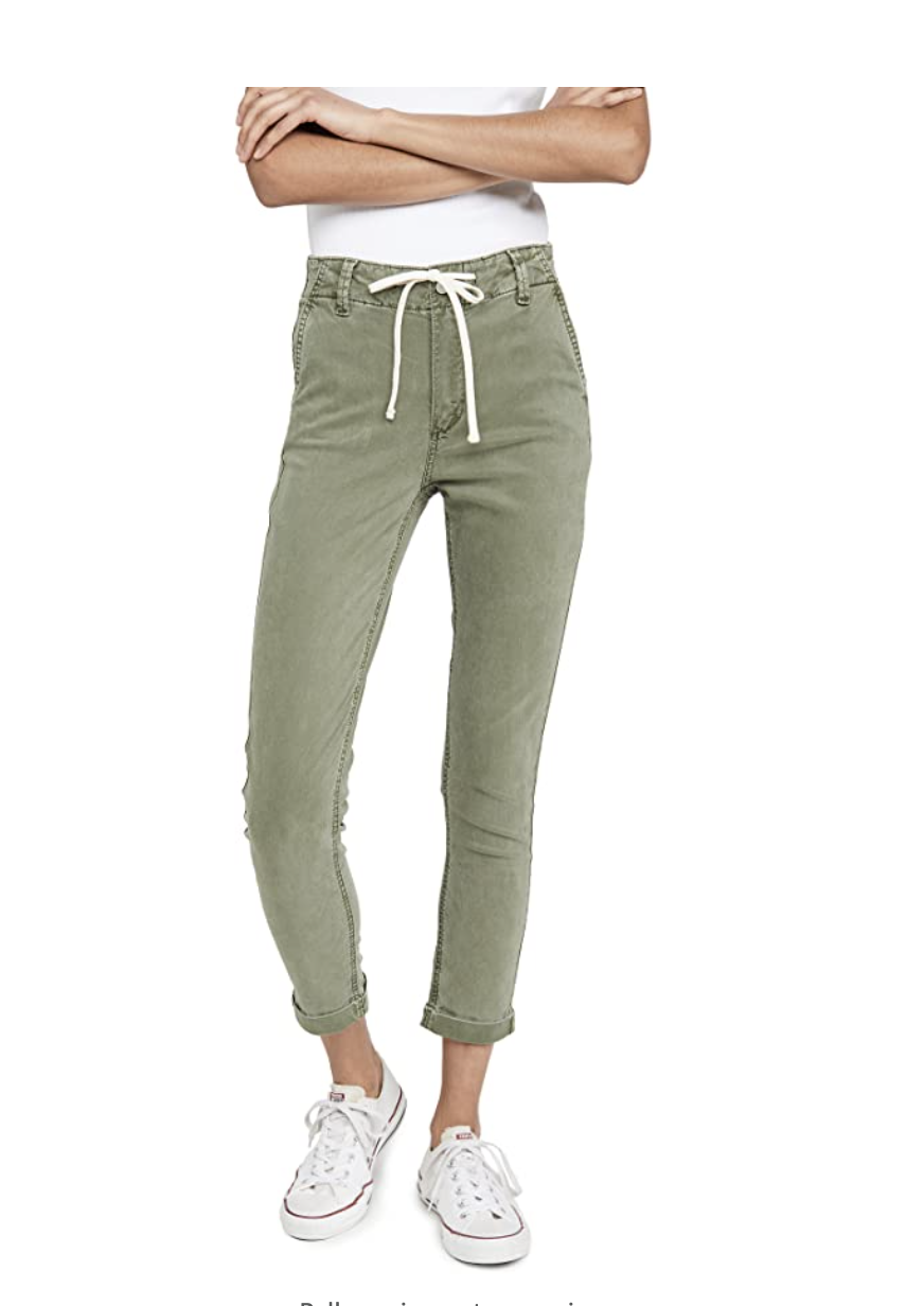 8) PAIGE Women's Christy Pants, Vintage Coastal Green