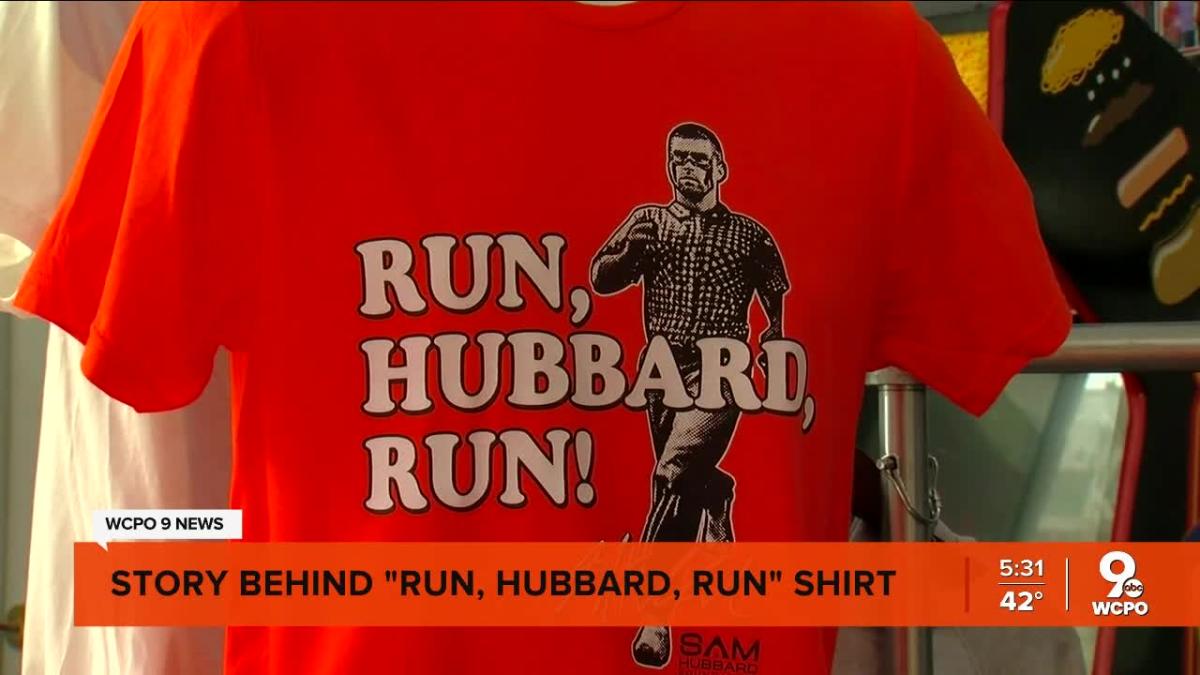 Cincy Shirt's gains attention with 'Run Hubbard, Run!' shirts