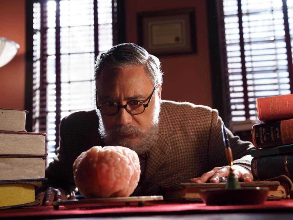Taika Waititi as Sigmund Freud in "History of the World, Part II."