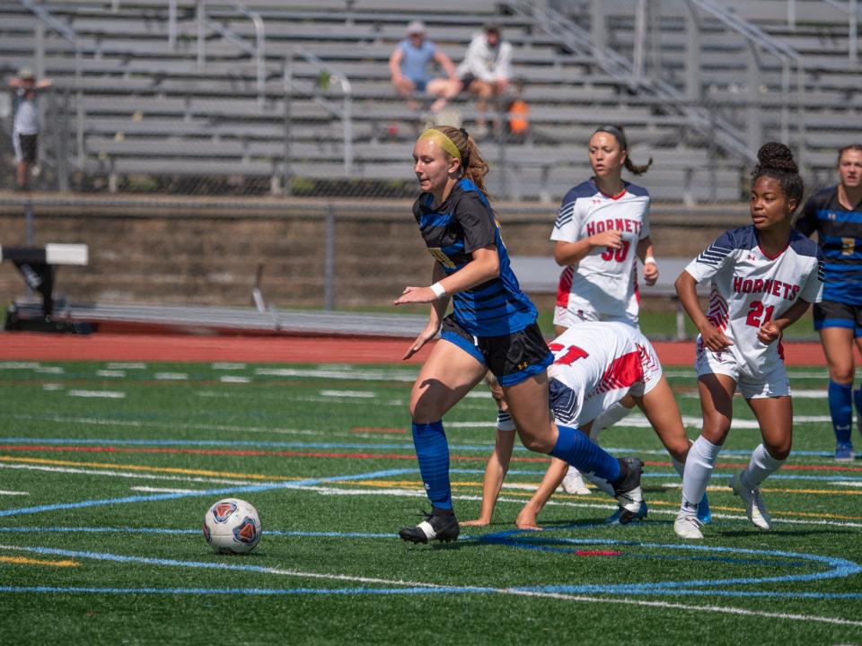 Goshen graduate Maegan Allspach plays for Misericordia.