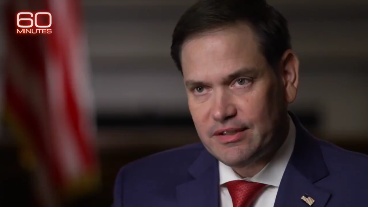 <p>Senator Marco Rubio appears on CBS 60 Minutes on Sunday</p> (CBS 60 Minutes)