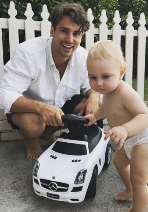 Matty isn't ashamed to admit that he finds the idea of becoming a dad 'exciting'. Source: Instagram