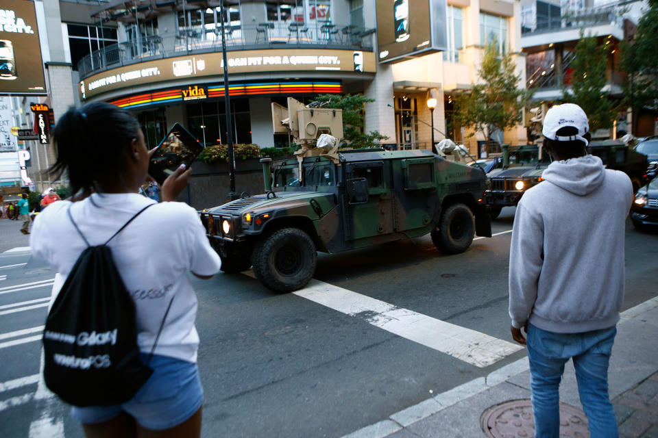 Charlotte protests mostly peaceful on third night