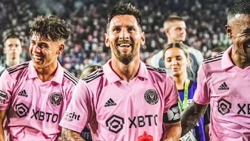 El capitán argentino metió su sexto gol en apenas cuatro partidos con la camiseta rosa