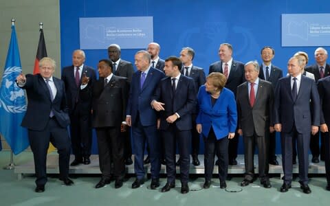 World leaders gathered in Berlin over the weekend to try to reach an agreement on Libya - Credit: Photo by Sean Gallup/Getty Images