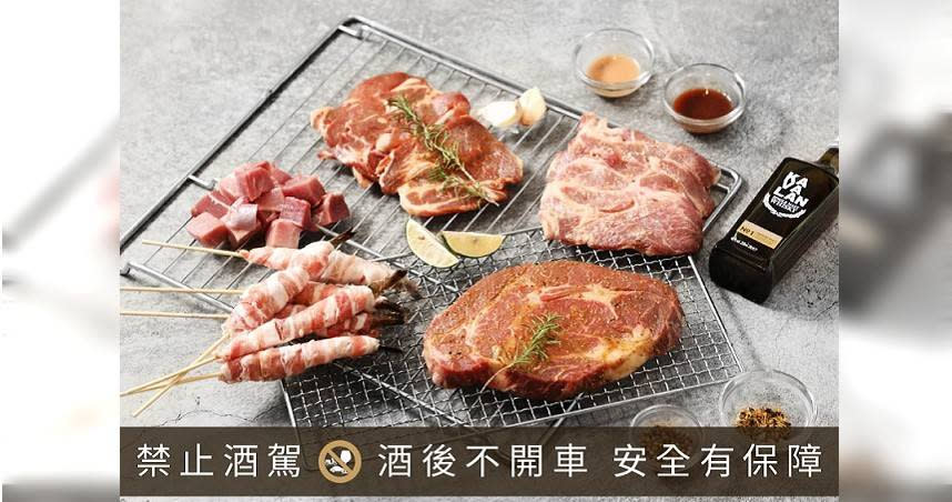 湯瑪仕肉舖「噶噶補肉派對組」。（74折價1,299元，圖／Pinkoi提供，以下同）