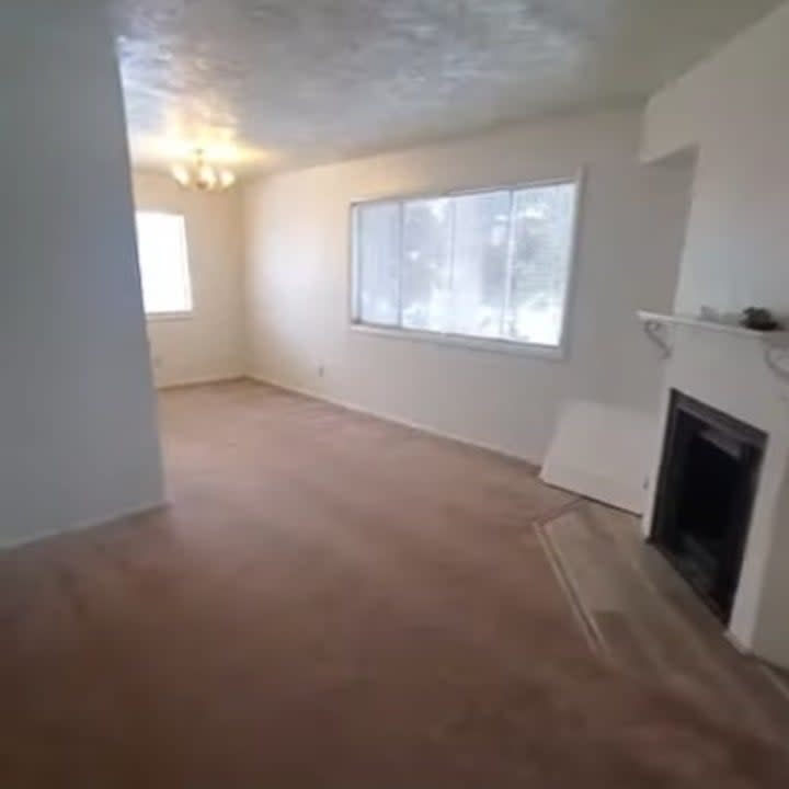 living room in Idaho Falls apartment