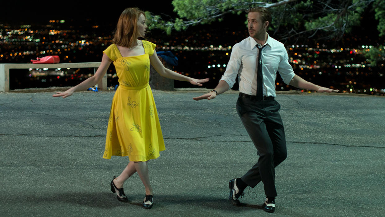 Emma Stone and Ryan Gosling bringing the razzmatazz to 'La La Land' (Credit: Lionsgate)