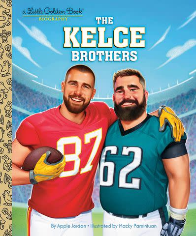 <p>Random House</p> 'The Kelce Brothers: A Little Golden Book Biography' book cover.