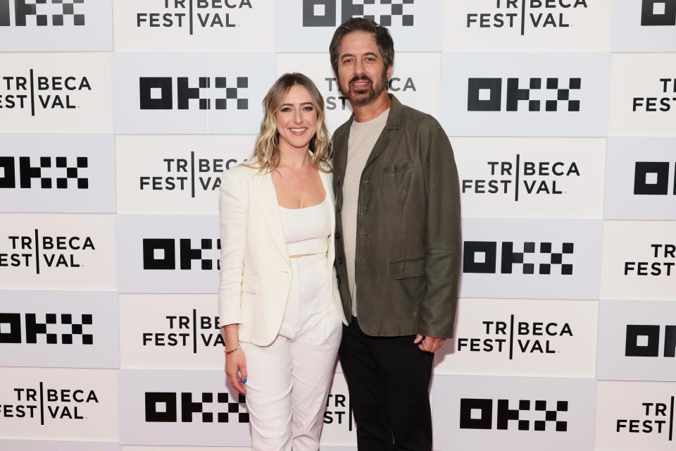 Ally Romano, left, and dad Ray Romano produced his new film "Somewhere in Queens," which debuted at Tribeca Festival in New York Friday.