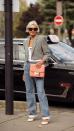 <p> A designer vest and oversized jeans will always be a stylish, relaxed look, but it's the cropped blazer that really makes a statement. We're taking notes on the turned-up hem and pointy heel for a more feminine finish. </p>