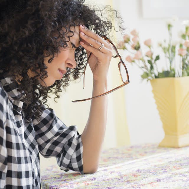 <p>According to Rosser, it's not uncommon to have bad headaches even just a week into your pregnancy. And the reason for your poor, throbbing head? They're typically the result of <a rel="nofollow noopener" href="https://www.urmc.rochester.edu/encyclopedia/content.aspx" target="_blank" data-ylk="slk:hormonal changes;elm:context_link;itc:0;sec:content-canvas" class="link ">hormonal changes</a>, as well as changes in blood volume.</p>