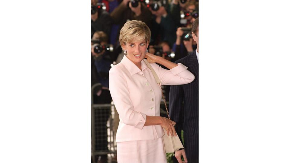 Diana, Princess Of Wales, At The Daily Star Gold Awards At The Savoy Hotel, London  