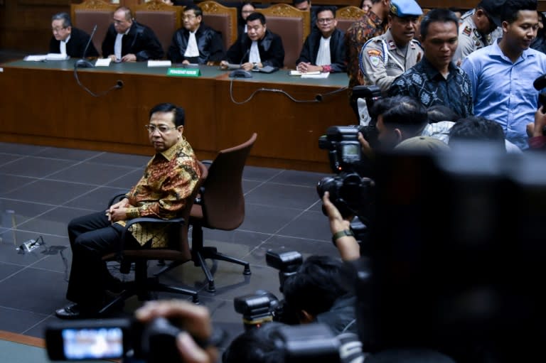 Setya Novanto was among dozens of politicians, government officials and businessmen implicated in a scandal that saw an estimated $170 million syphoned off a $440 million ID card project