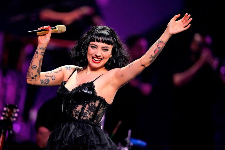 Mon Laferte en su show en Viña del Mar