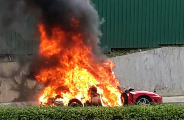 Ferrari fire