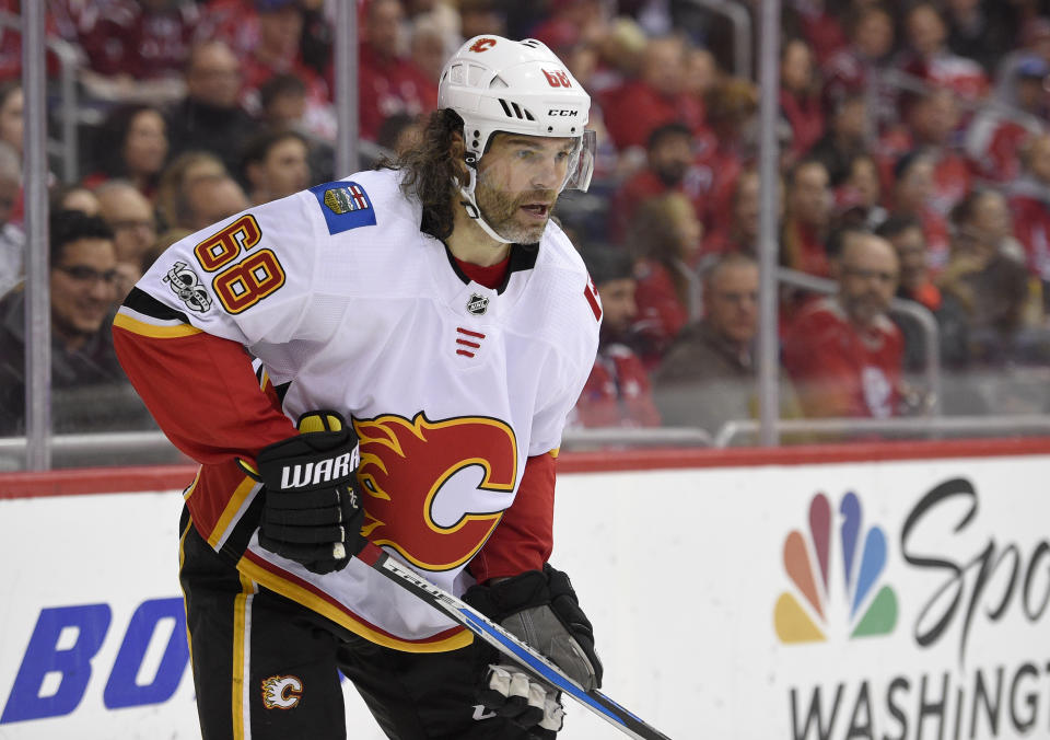 Jaromir Jagr has reportedly played his last game with the Calgary Flames. (AP Photo/Nick Wass)