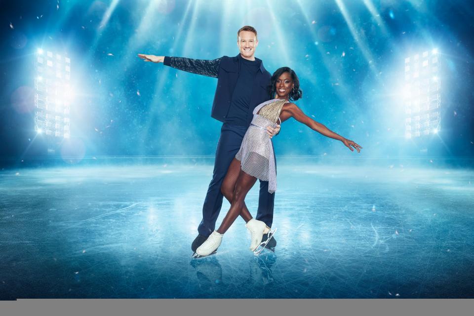 Greg Rutherford & Vanessa James.