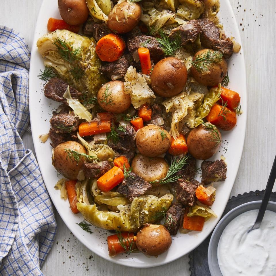 Instant Pot "Corned" Beef & Cabbage