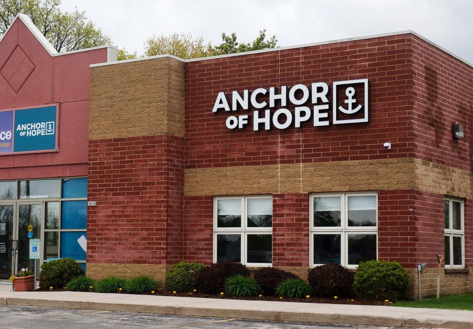 An exterior view of the Anchor of Hope building as seen, Thursday, May 26, 2022, in Sheboygan, Wis.