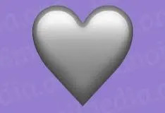 gray heart emoji