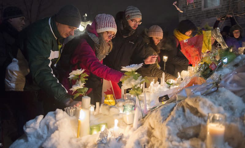 Quebec City mosque shooting vigils