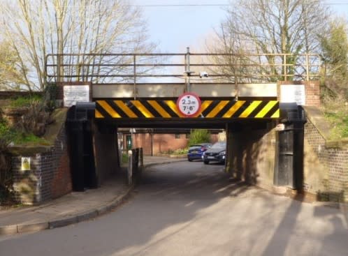 Coddenham Road bridge in Needham Market, Suffolk