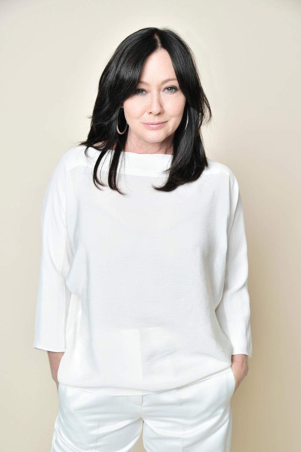 <h1 class="title">living with metastatic breast cancer: Shannen Doherty</h1><cite class="credit">Getty</cite>