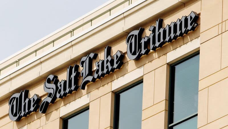 The Salt Lake Tribune's building is pictured in Salt Lake City, Thursday, Sept. 12, 2013. Employees at the Salt Lake Tribune said on Monday, July 15, 2024, they are forming a union.