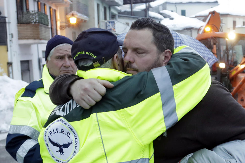 Deadly snow avalanche hits hotel in earthquake-stricken central Italy