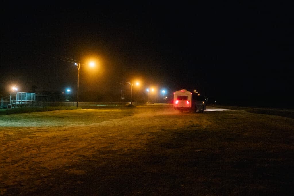 Migrants are taken to a border patrol processing facility after crossing the Rio Grande into the U.S. on June 21, 2021 in La Joya, Texas. A surge of mostly Central American immigrants crossing into the United States has challenged U.S. immigration agencies along the U.S. Southern border. (Photo by Brandon Bell/Getty Images)